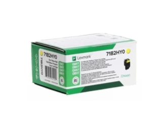 Originální toner Lexmark 71B2HY0 [Žlutý]