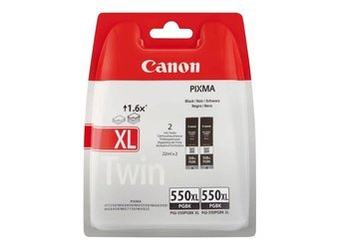 Originální inkoust Canon PGI-550XL PGBK [6431B005] [Černý] [Dva kusy]