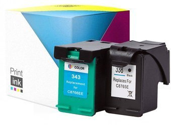 Sada kompatibilních inkoustů HP 338 + 343 [SD449EE] [CMYK] od Print.ink