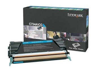 Originální toner Lexmark C734A1CG [Modrý]