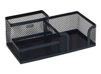 Stolní držák Ažurový stolní organizér černý GR-093 Grand