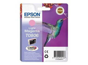 Originální inkoust Epson T0806 [C13T08064011] [Světle Magenta]