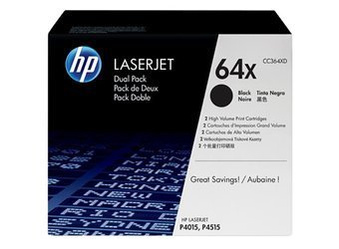 Originální toner HP 64X [CC364XD] [Černý] [Dva kusy]