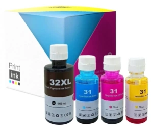 Sada kompatibilních inkoustů HP 31 + 32XL [CMYK] od Print.ink