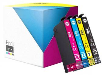 Sada kompatibilních inkoustů Epson 408L [CMYK] od Print.ink