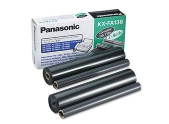 Originální fólie Panasonic KX-FA136X [Černý] [Dva kusy]